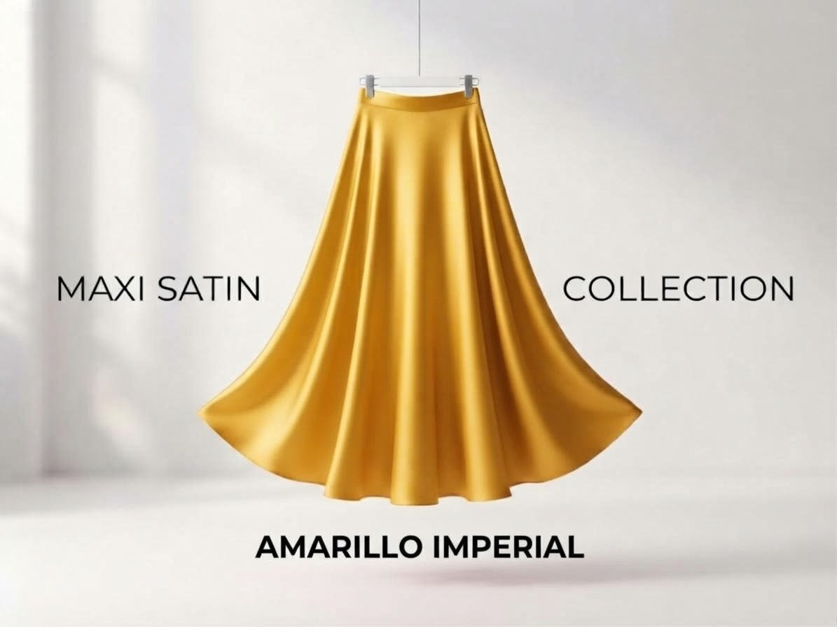 Maxi Falda Aura de Satin