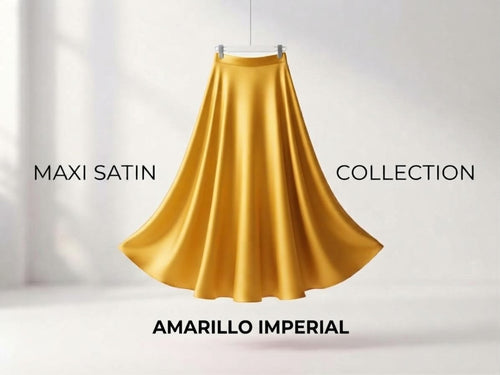 Maxi Falda Aura de Satin
