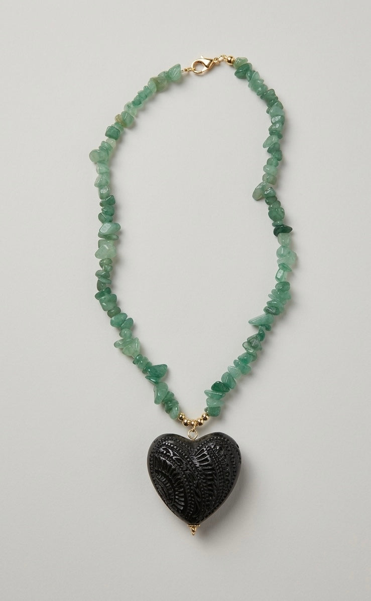 Collar Corazón de Dualidad