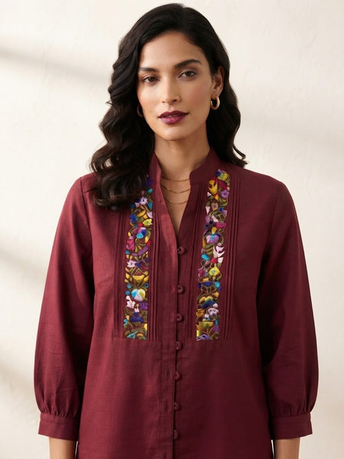 Blusa Oaxaca floral