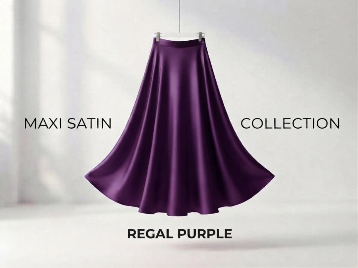 Maxi Falda Aura de Satin
