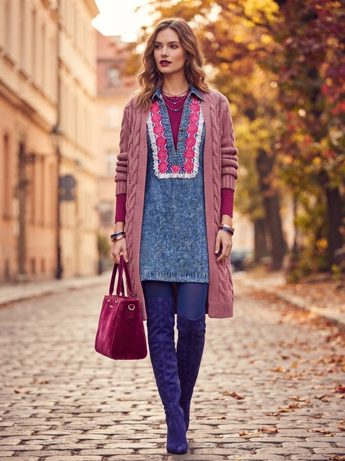 Vestido denim Oaxaca