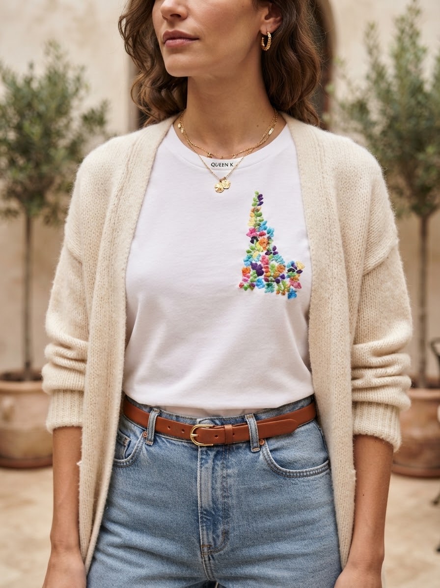 Playera jardín silvestre Idaho