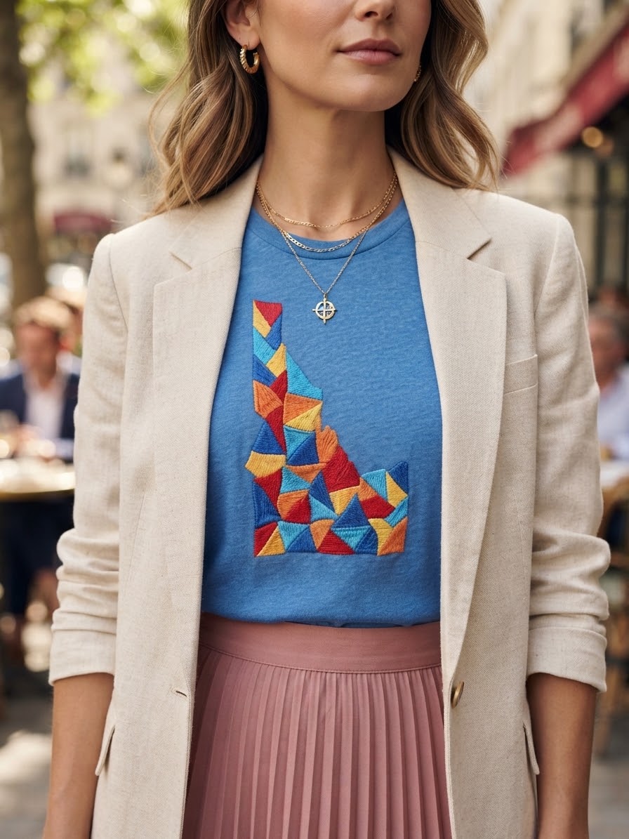Playera Idaho montañoso