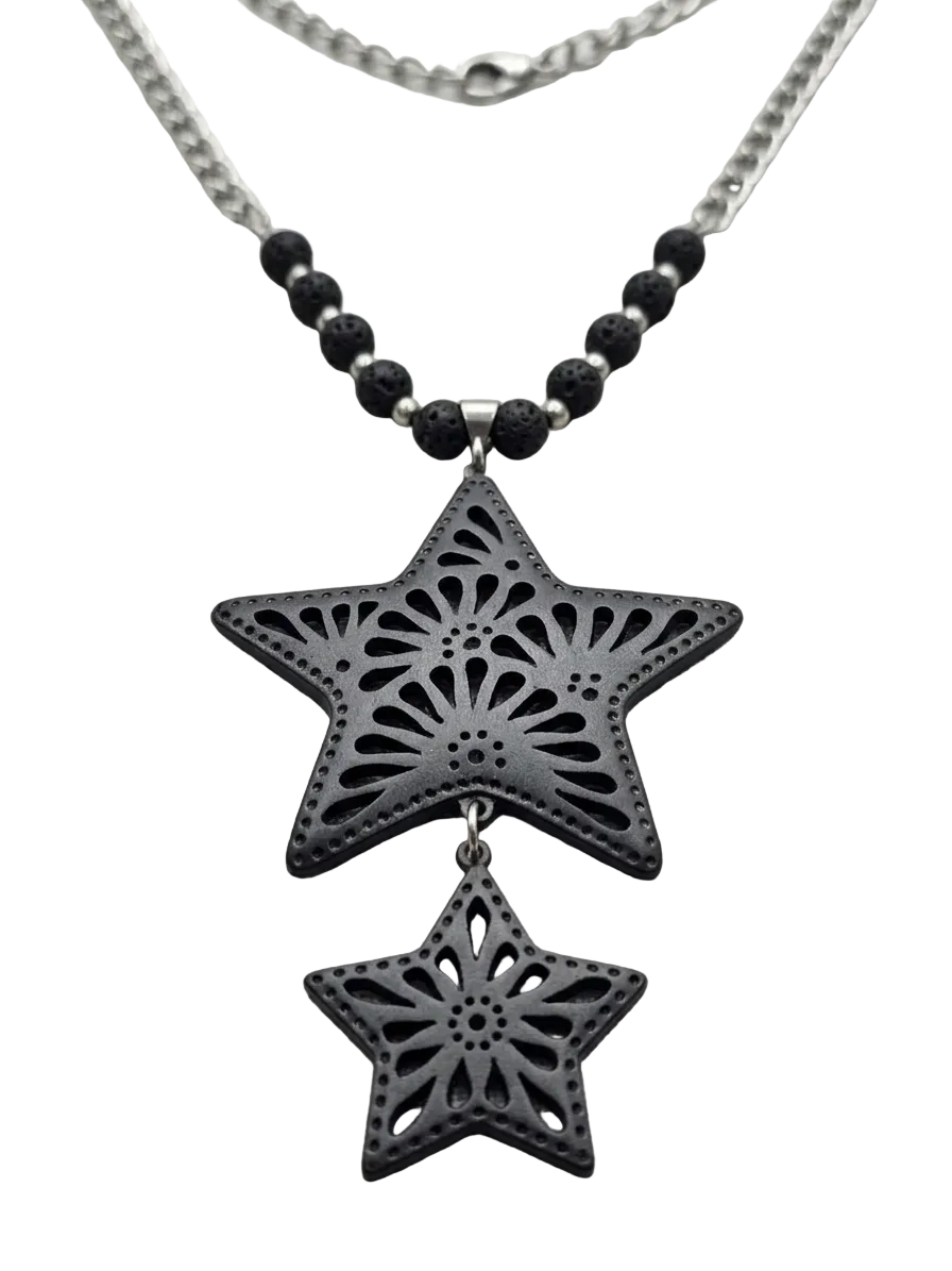 Clay Cosmos Necklace
