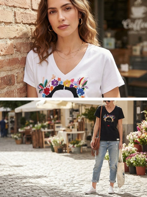 Playera Frida moderna