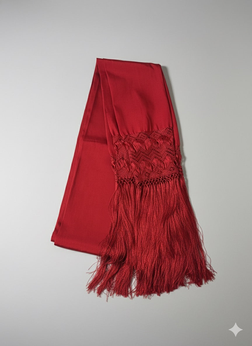 Rebozo artesanal extra ancho y largo llorona
