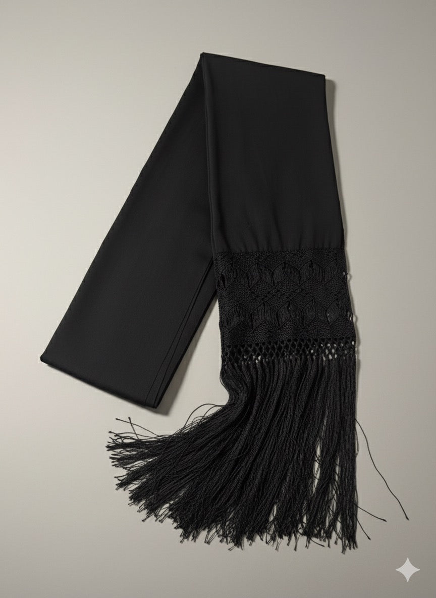 Rebozo artesanal extra ancho y largo llorona