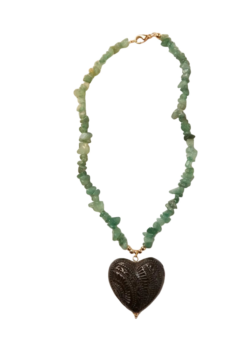 Collar Corazón de Dualidad