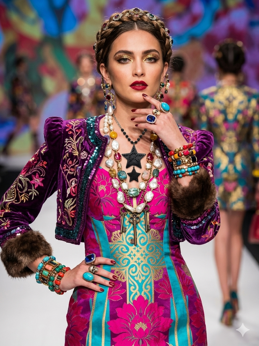 Collar Cosmos de Arcilla