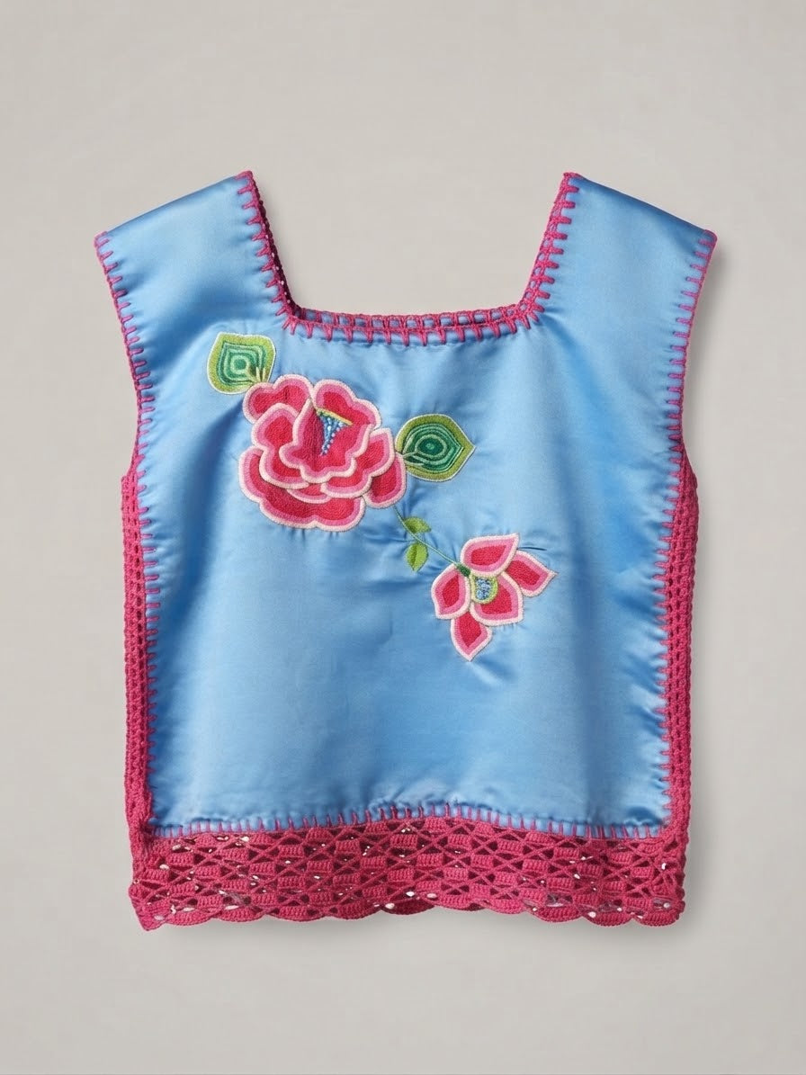Blusa raíces de satin