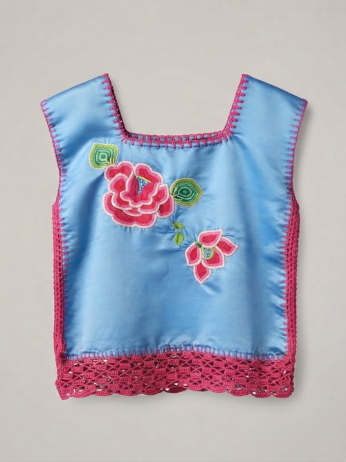 Blusa raíces de satin