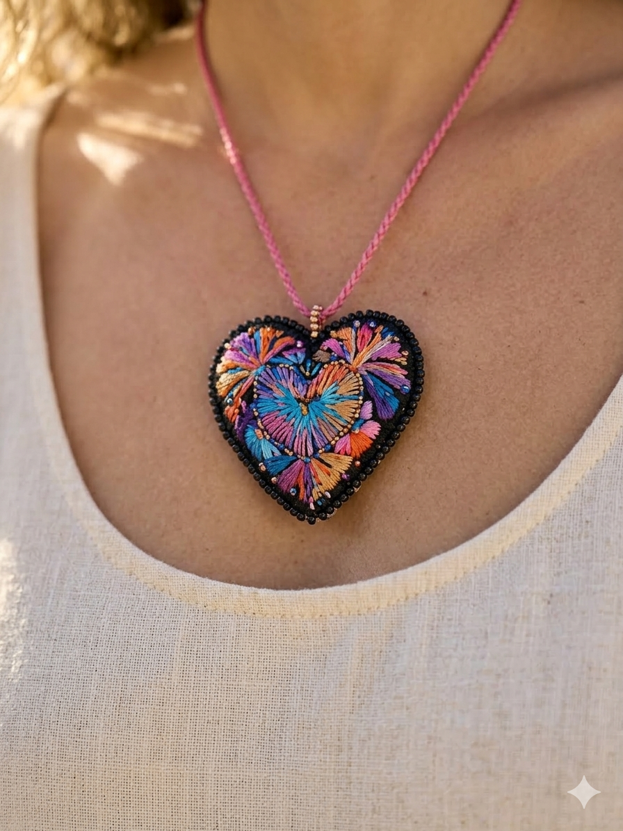 Collar jardín de primavera