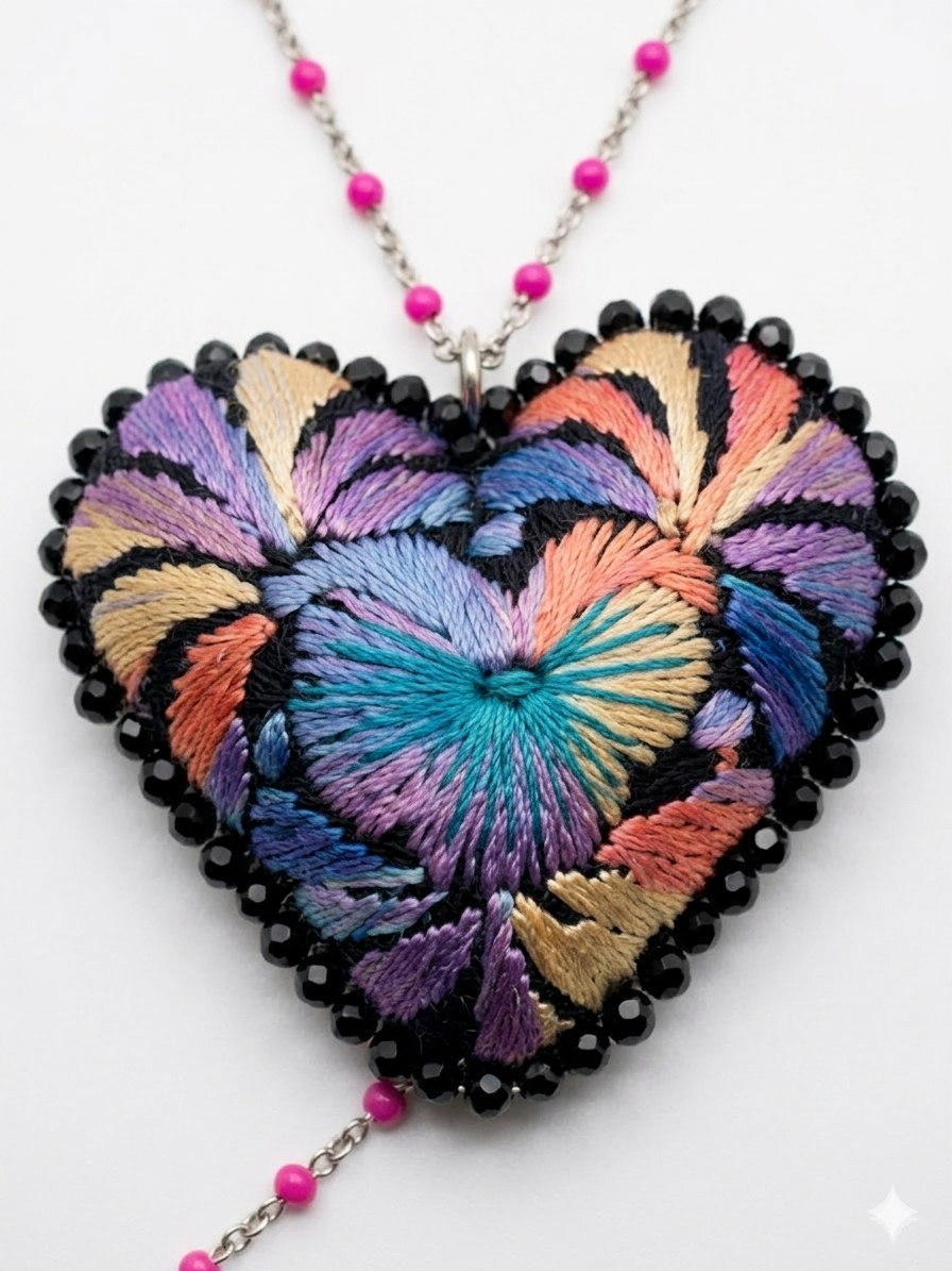 Collar jardín de primavera