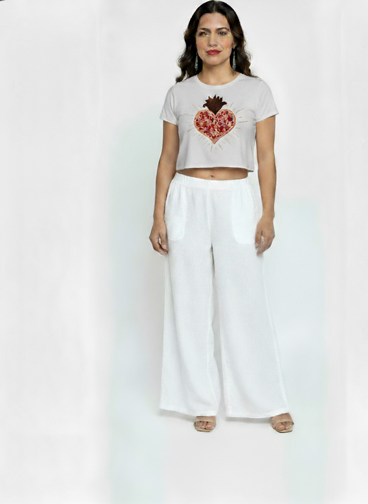short sleeve heart t-shirt