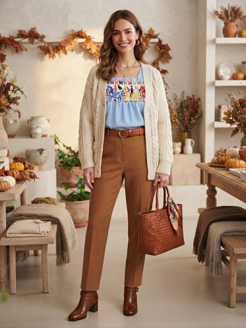 Blusa cielo bordado