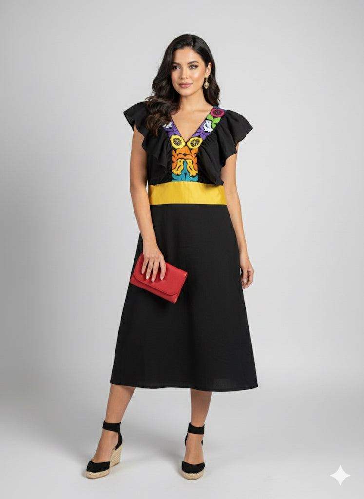 Vestido de algodón Mireya