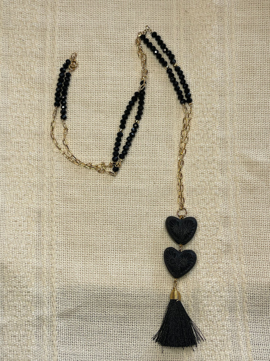 Twin Heart Necklace